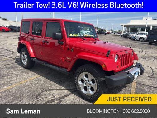 Flame Red Clearcoat 2014 Jeep Wrangler Unlimited Sahara