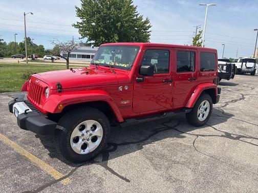 Flame Red Clearcoat 2014 Jeep Wrangler Unlimited Sahara