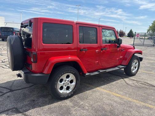 Flame Red Clearcoat 2014 Jeep Wrangler Unlimited Sahara