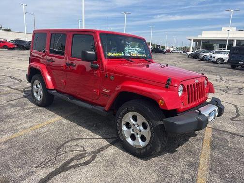 Flame Red Clearcoat 2014 Jeep Wrangler Unlimited Sahara