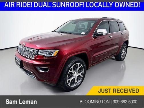 Velvet Red Pearlcoat 2020 Jeep Grand Cherokee Overland