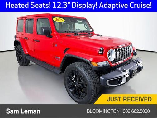 Firecracker Red Clearcoat 2025 Jeep Wrangler 4xe Sahara