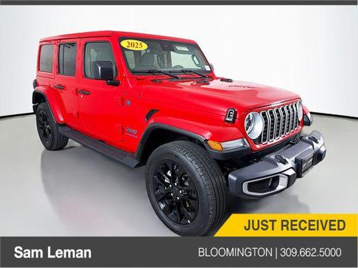 Firecracker Red Clearcoat 2025 Jeep Wrangler 4xe Sahara