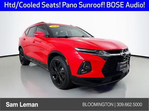Red Hot 2021 Chevrolet Blazer RS