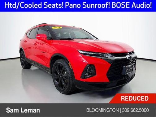 Red Hot 2021 Chevrolet Blazer RS