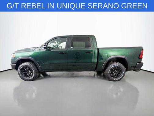 Serrano Green Metallic 2026 RAM 1500 Rebel