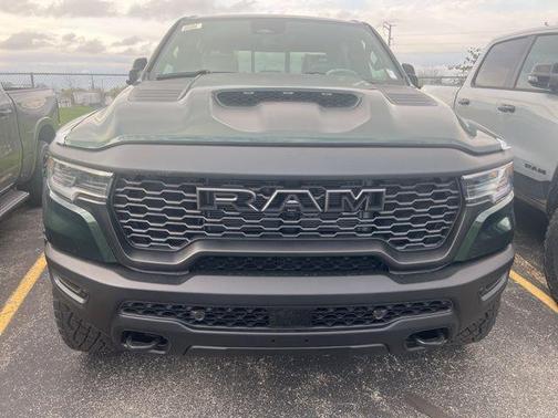 Serrano Green Metallic 2026 RAM 1500 RHO Crew Cab 4x4 5'7' Box