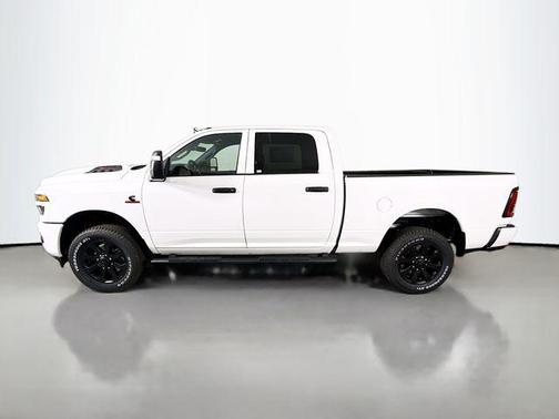 Bright White Clearcoat 2026 RAM 2500 Black Express Crew Cab 4x4 6'4' Box