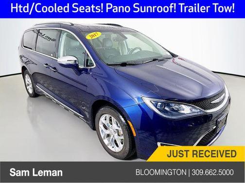 Jazz Blue Pearlcoat 2017 Chrysler Pacifica Limited