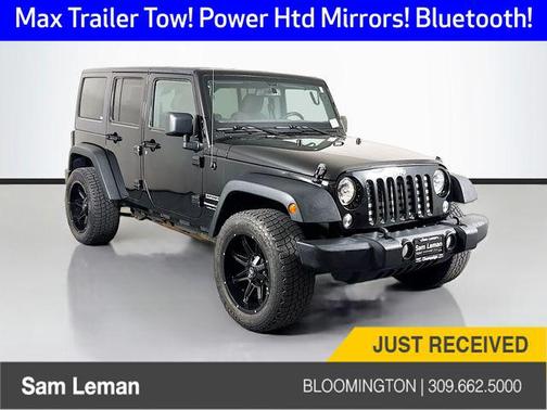 Black Clearcoat 2018 Jeep Wrangler JK Unlimited Sport
