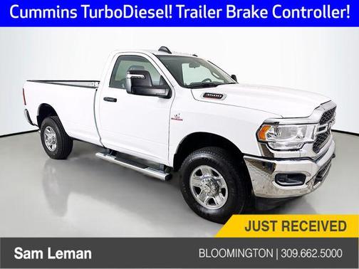 Bright White Clearcoat 2024 RAM 3500 Tradesman Regular Cab 4x4 8' Box