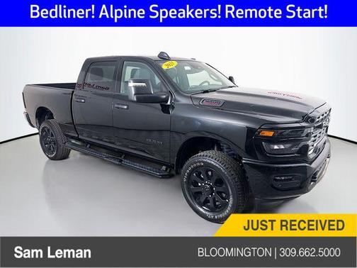 Diamond Black Crystal Pearlcoat 2025 RAM 2500 Big Horn Crew Cab 4x4 6'4' Box