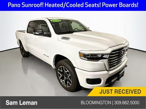 Bright White Clearcoat 2026 RAM 1500 Laramie