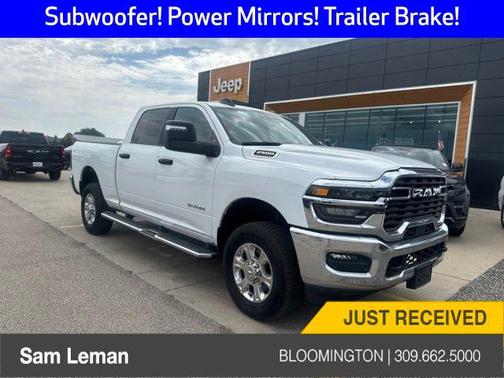 Bright White Clearcoat 2025 RAM 2500 Big Horn Crew Cab 4x4 6'4' Box