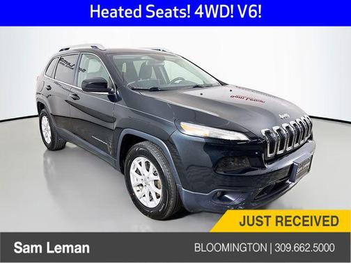 Brilliant Black Crystal Pearlcoat 2015 Jeep Cherokee Latitude