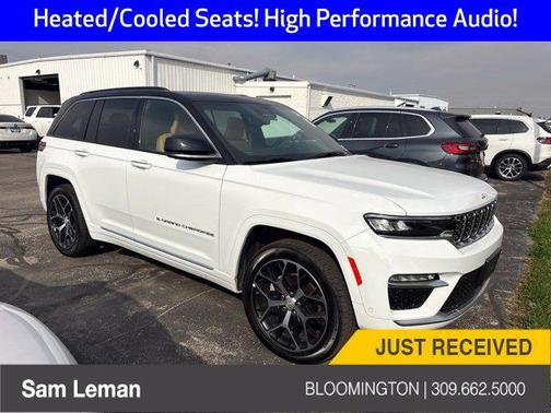 Bright White Clearcoat 2025 Jeep Grand Cherokee Summit