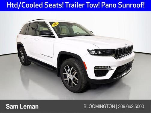 Bright White Clearcoat 2025 Jeep Grand Cherokee Limited