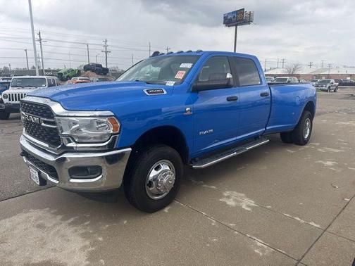 New Holland Blue 2022 RAM 3500 Big Horn Crew Cab 4x4 8' Box