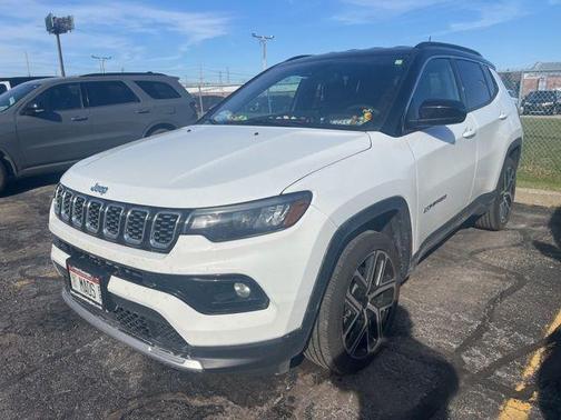 Bright White Clearcoat 2025 Jeep Compass Limited