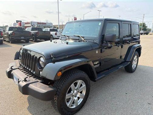 Black Clearcoat 2015 Jeep Wrangler Unlimited Sahara