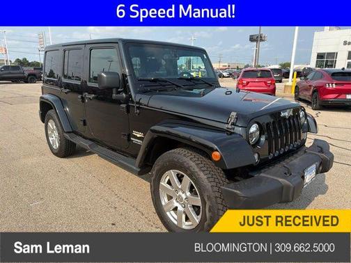 Black Clearcoat 2015 Jeep Wrangler Unlimited Sahara