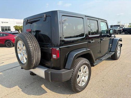 Black Clearcoat 2015 Jeep Wrangler Unlimited Sahara