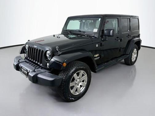 Black Clearcoat 2015 Jeep Wrangler Unlimited Sahara