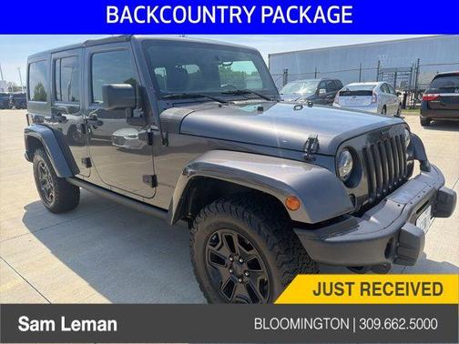Granite Crystal Metallic Clearcoat 2016 Jeep Wrangler Unlimited Sahara