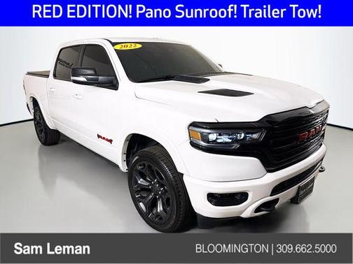 Ivory White Tri-Coat Pearlcoat 2022 RAM 1500 Limited