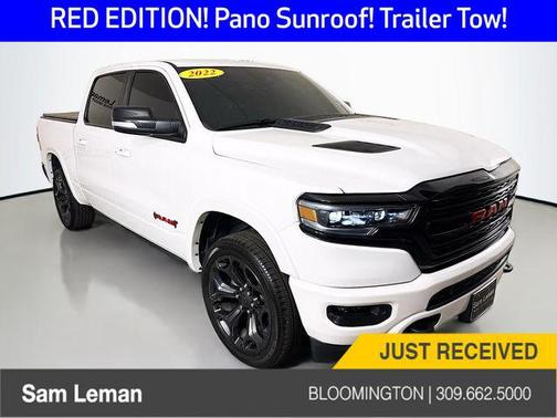 Ivory White Tri-Coat Pearlcoat 2022 RAM 1500 Limited