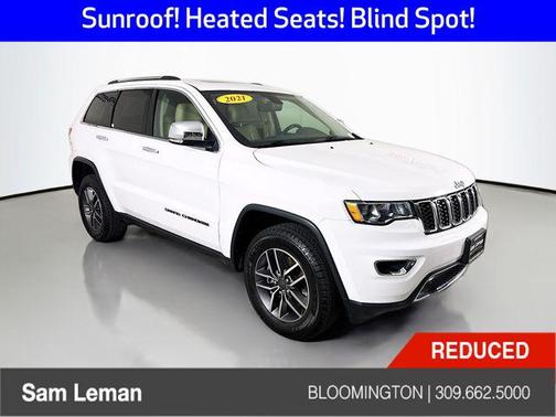 Bright White Clearcoat 2021 Jeep Grand Cherokee Limited