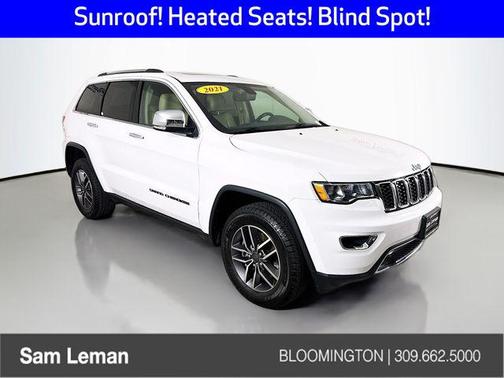 Bright White Clearcoat 2021 Jeep Grand Cherokee Limited