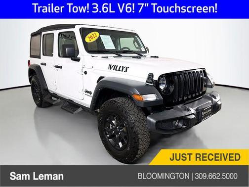 Bright White Clearcoat 2022 Jeep Wrangler Unlimited Sport