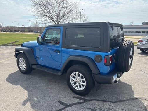 Hydro Blue Pearlcoat 2023 Jeep Wrangler Sport S
