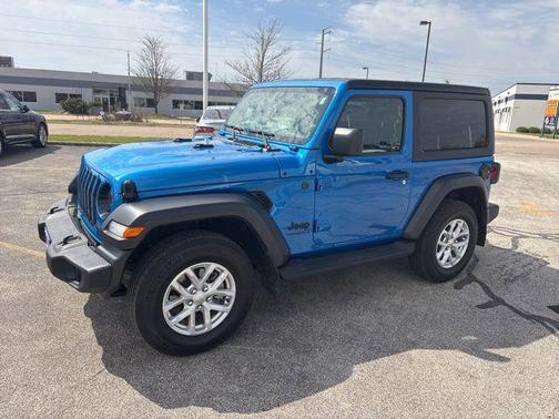 Hydro Blue Pearlcoat 2023 Jeep Wrangler Sport S