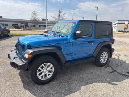Hydro Blue Pearlcoat 2023 Jeep Wrangler Sport S