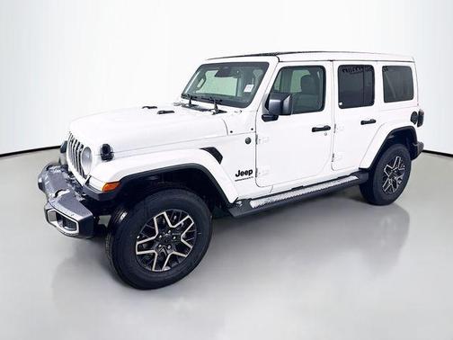 bright white clearcoat 2026 Jeep Wrangler 4-Door Sahara 4x4