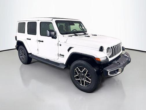 bright white clearcoat 2026 Jeep Wrangler 4-Door Sahara 4x4