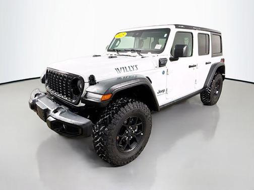 Bright White Clearcoat 2025 Jeep Wrangler 4xe Willys