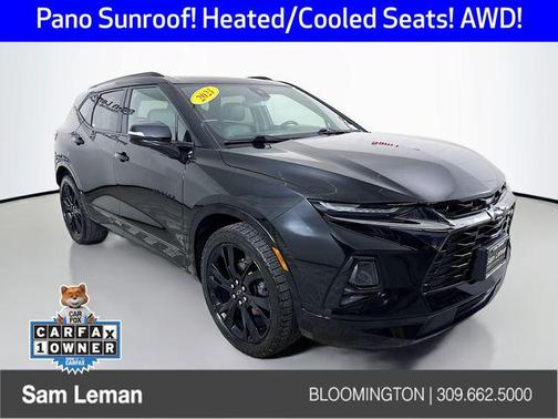 Black 2021 Chevrolet Blazer RS