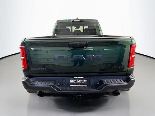 Serrano Green Metallic 2026 RAM 1500 RHO Crew Cab 4x4 5'7' Box