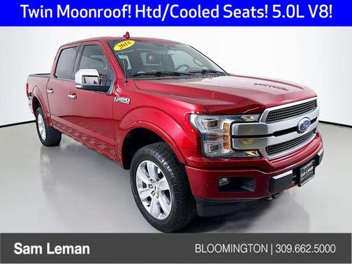 Ruby Red Metallic Tinted Clearcoat 2018 Ford F-150 Platinum