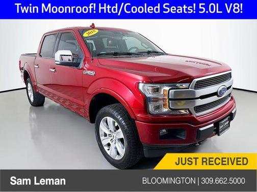 Ruby Red Metallic Tinted Clearcoat 2018 Ford F-150 Platinum