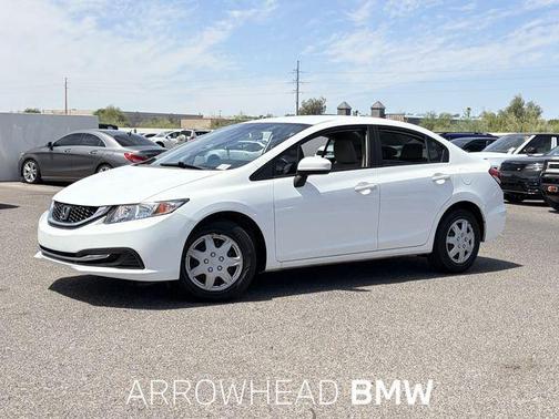 Taffeta White 2014 Honda Civic LX Sedan