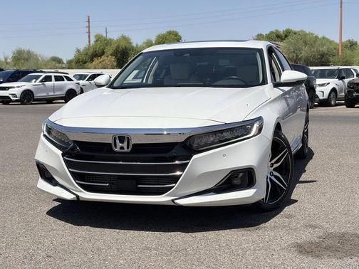 Platinum White Pearl 2021 Honda Accord Touring 2.0T