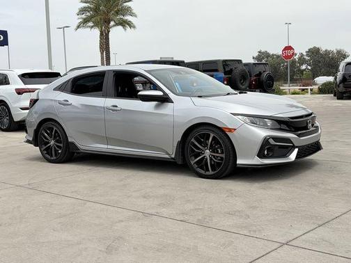 Silver 2021 Honda Civic Sport