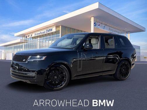 Santorini Black Metallic 2025 Land Rover Range Rover P400 SE
