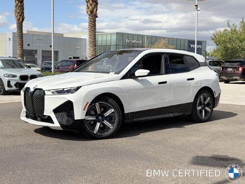 Mineral White Metallic 2024 BMW iX xDrive50