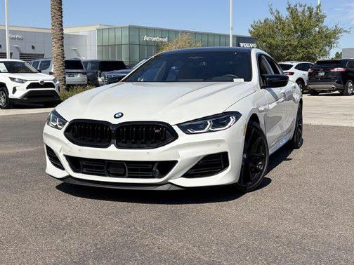 White Metallic 2024 BMW M850 Gran Coupe xDrive