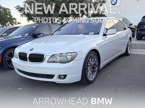 Alpine White 2008 BMW 750 Li